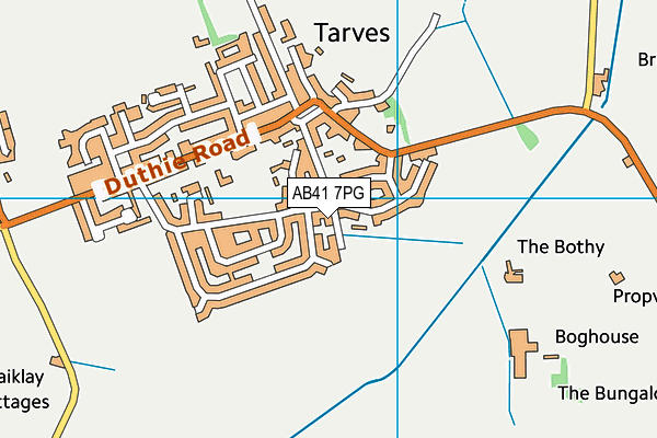 AB41 7PG map - OS VectorMap District (Ordnance Survey) AB41 7PG map - OS VectorMap District (Ordnance Survey)