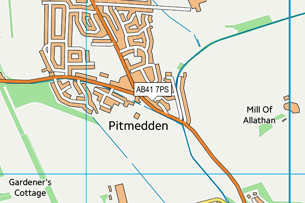 AB41 7PS map - OS VectorMap District (Ordnance Survey) AB41 7PS map - OS VectorMap District (Ordnance Survey)