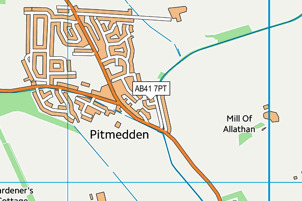 AB41 7PT map - OS VectorMap District (Ordnance Survey) AB41 7PT map - OS VectorMap District (Ordnance Survey)