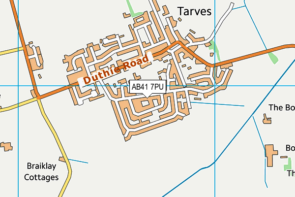 AB41 7PU map - OS VectorMap District (Ordnance Survey) AB41 7PU map - OS VectorMap District (Ordnance Survey)