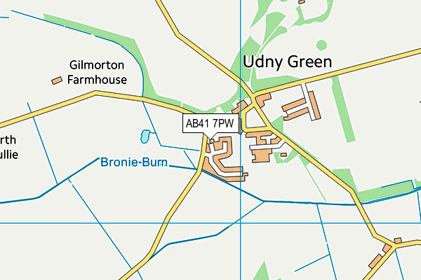 AB41 7PW map - OS VectorMap District (Ordnance Survey) AB41 7PW map - OS VectorMap District (Ordnance Survey)