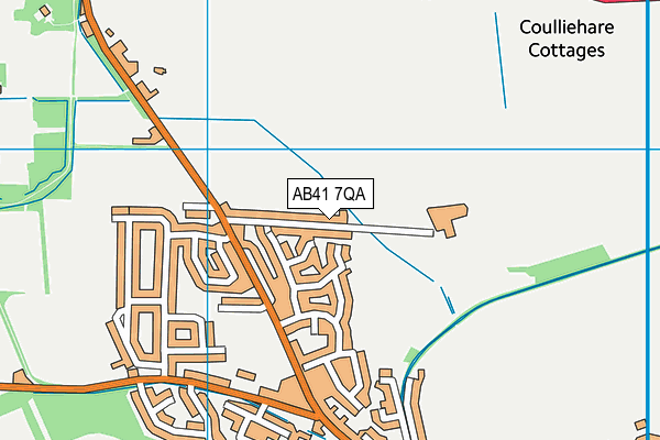 AB41 7QA map - OS VectorMap District (Ordnance Survey) AB41 7QA map - OS VectorMap District (Ordnance Survey)
