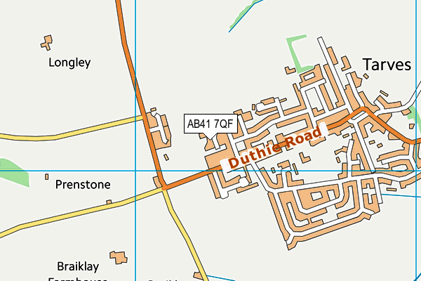 AB41 7QF map - OS VectorMap District (Ordnance Survey) AB41 7QF map - OS VectorMap District (Ordnance Survey)