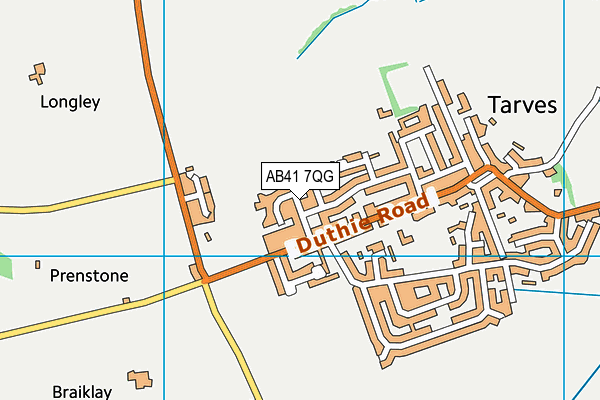 AB41 7QG map - OS VectorMap District (Ordnance Survey) AB41 7QG map - OS VectorMap District (Ordnance Survey)