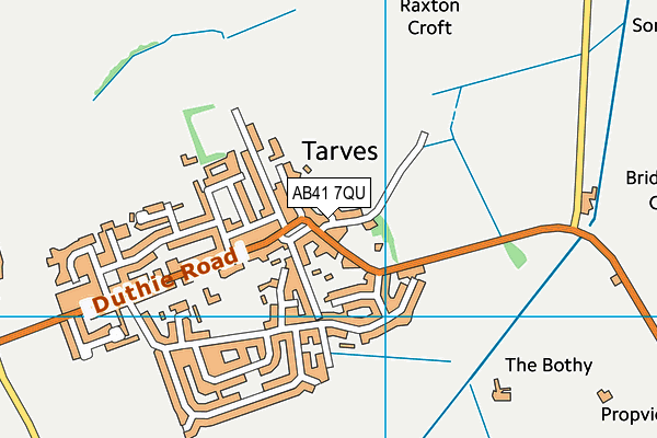 AB41 7QU map - OS VectorMap District (Ordnance Survey) AB41 7QU map - OS VectorMap District (Ordnance Survey)