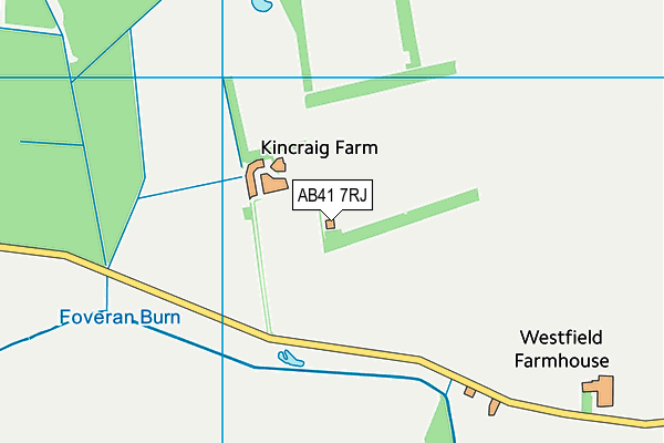 AB41 7RJ map - OS VectorMap District (Ordnance Survey) AB41 7RJ map - OS VectorMap District (Ordnance Survey)