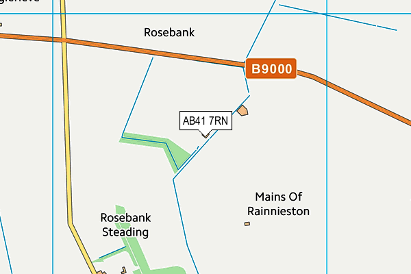 AB41 7RN map - OS VectorMap District (Ordnance Survey) AB41 7RN map - OS VectorMap District (Ordnance Survey)
