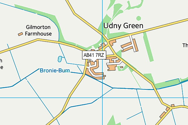 AB41 7RZ map - OS VectorMap District (Ordnance Survey) AB41 7RZ map - OS VectorMap District (Ordnance Survey)
