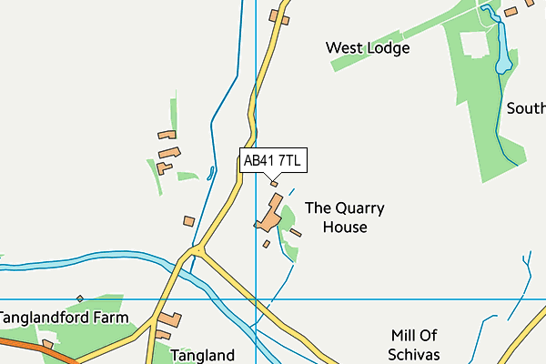 AB41 7TL map - OS VectorMap District (Ordnance Survey) AB41 7TL map - OS VectorMap District (Ordnance Survey)
