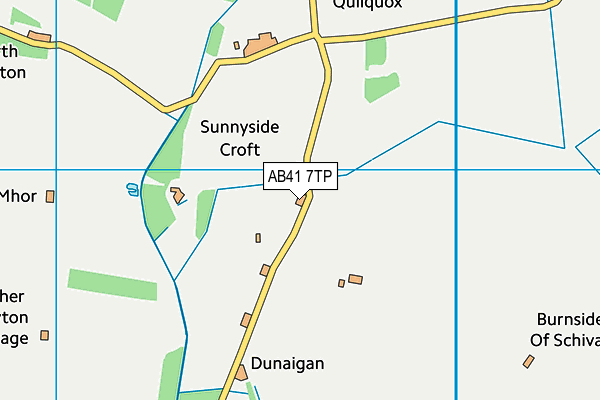 AB41 7TP map - OS VectorMap District (Ordnance Survey) AB41 7TP map - OS VectorMap District (Ordnance Survey)