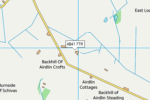 AB41 7TR map - OS VectorMap District (Ordnance Survey) AB41 7TR map - OS VectorMap District (Ordnance Survey)