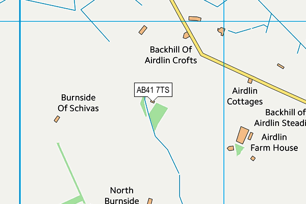 AB41 7TS map - OS VectorMap District (Ordnance Survey) AB41 7TS map - OS VectorMap District (Ordnance Survey)