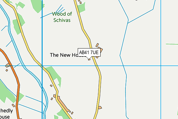 AB41 7UE map - OS VectorMap District (Ordnance Survey) AB41 7UE map - OS VectorMap District (Ordnance Survey)