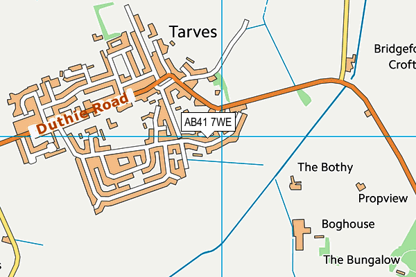 AB41 7WE map - OS VectorMap District (Ordnance Survey) AB41 7WE map - OS VectorMap District (Ordnance Survey)