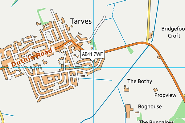 AB41 7WF map - OS VectorMap District (Ordnance Survey) AB41 7WF map - OS VectorMap District (Ordnance Survey)