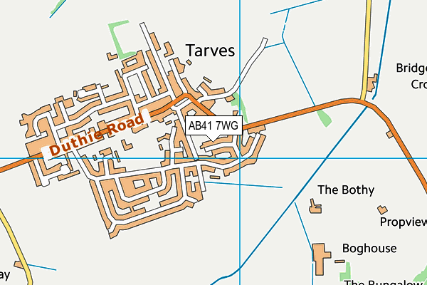 AB41 7WG map - OS VectorMap District (Ordnance Survey) AB41 7WG map - OS VectorMap District (Ordnance Survey)