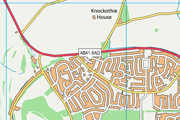 AB41 8AQ map - OS VectorMap District (Ordnance Survey) AB41 8AQ map - OS VectorMap District (Ordnance Survey)
