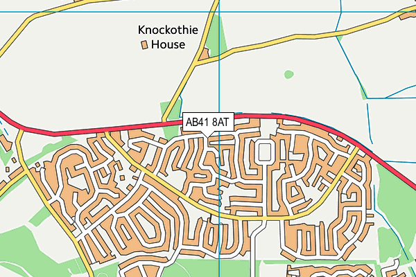 AB41 8AT map - OS VectorMap District (Ordnance Survey) AB41 8AT map - OS VectorMap District (Ordnance Survey)