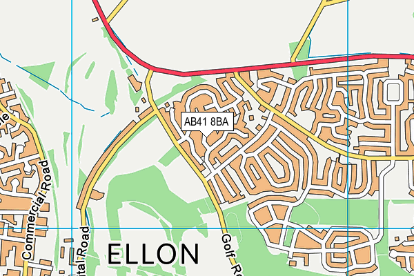 AB41 8BA map - OS VectorMap District (Ordnance Survey) AB41 8BA map - OS VectorMap District (Ordnance Survey)