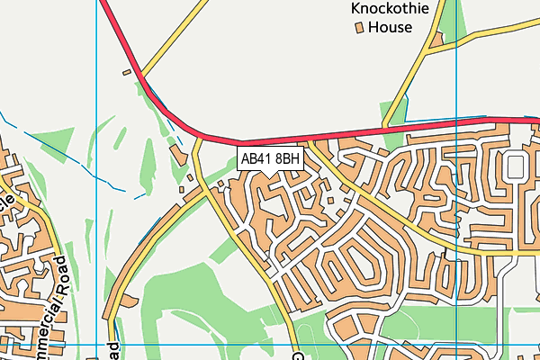 AB41 8BH map - OS VectorMap District (Ordnance Survey) AB41 8BH map - OS VectorMap District (Ordnance Survey)