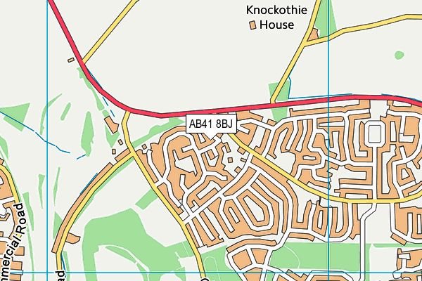 AB41 8BJ map - OS VectorMap District (Ordnance Survey) AB41 8BJ map - OS VectorMap District (Ordnance Survey)