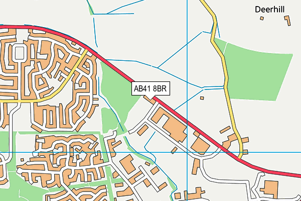 AB41 8BR map - OS VectorMap District (Ordnance Survey) AB41 8BR map - OS VectorMap District (Ordnance Survey)