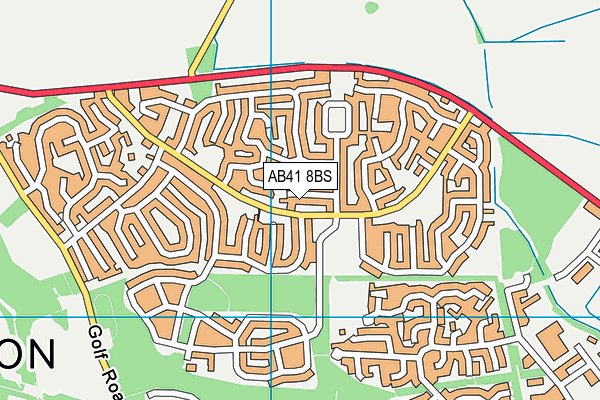 AB41 8BS map - OS VectorMap District (Ordnance Survey) AB41 8BS map - OS VectorMap District (Ordnance Survey)