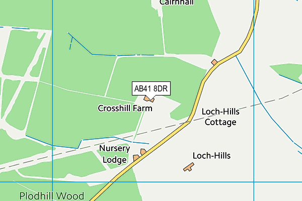 AB41 8DR map - OS VectorMap District (Ordnance Survey) AB41 8DR map - OS VectorMap District (Ordnance Survey)