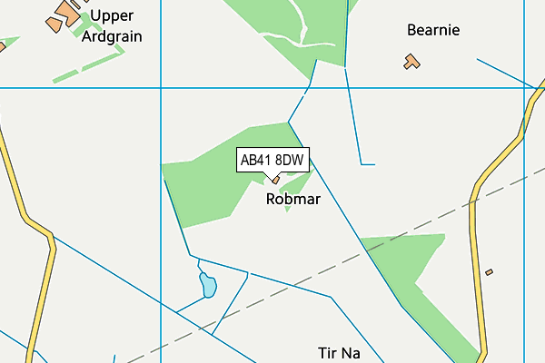 AB41 8DW map - OS VectorMap District (Ordnance Survey) AB41 8DW map - OS VectorMap District (Ordnance Survey)