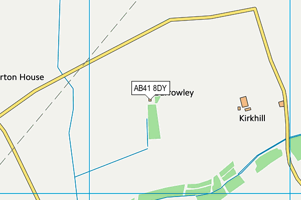 AB41 8DY map - OS VectorMap District (Ordnance Survey) AB41 8DY map - OS VectorMap District (Ordnance Survey)