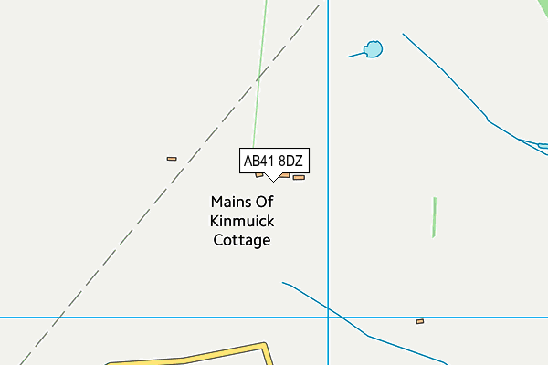 AB41 8DZ map - OS VectorMap District (Ordnance Survey) AB41 8DZ map - OS VectorMap District (Ordnance Survey)
