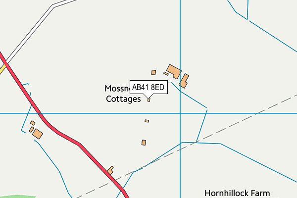 AB41 8ED map - OS VectorMap District (Ordnance Survey) AB41 8ED map - OS VectorMap District (Ordnance Survey)