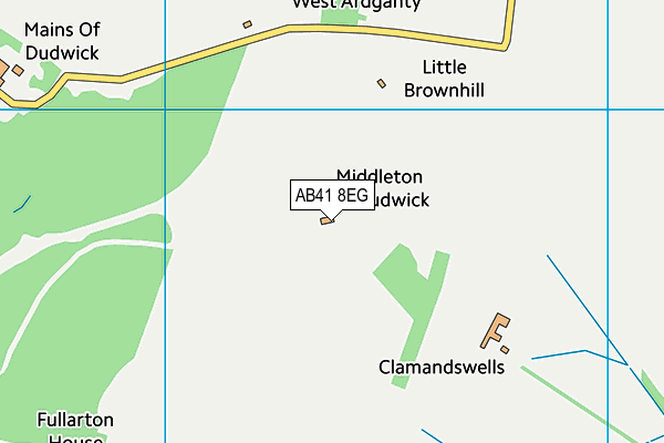 AB41 8EG map - OS VectorMap District (Ordnance Survey) AB41 8EG map - OS VectorMap District (Ordnance Survey)