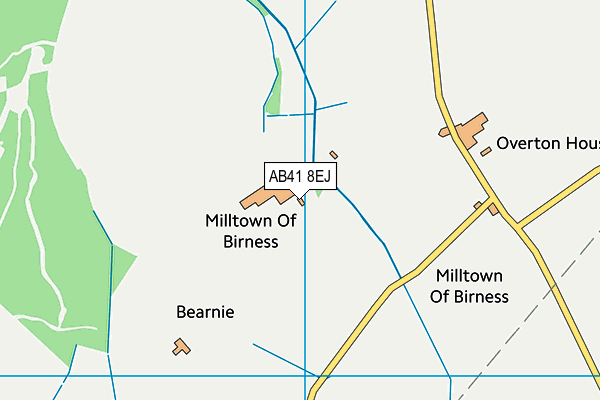 AB41 8EJ map - OS VectorMap District (Ordnance Survey) AB41 8EJ map - OS VectorMap District (Ordnance Survey)