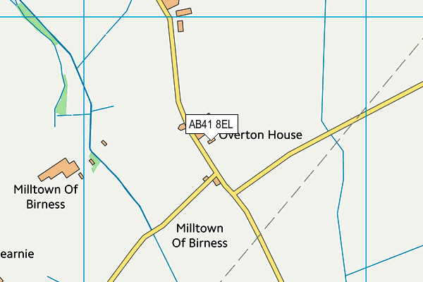 AB41 8EL map - OS VectorMap District (Ordnance Survey) AB41 8EL map - OS VectorMap District (Ordnance Survey)