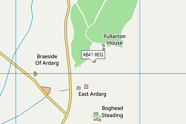 AB41 8EQ map - OS VectorMap District (Ordnance Survey) AB41 8EQ map - OS VectorMap District (Ordnance Survey)