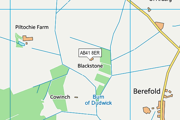 AB41 8ER map - OS VectorMap District (Ordnance Survey) AB41 8ER map - OS VectorMap District (Ordnance Survey)