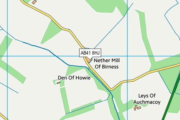 AB41 8HJ map - OS VectorMap District (Ordnance Survey) AB41 8HJ map - OS VectorMap District (Ordnance Survey)