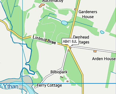 AB41 8JL map - OS VectorMap District (Ordnance Survey) AB41 8JL map - OS VectorMap District (Ordnance Survey)