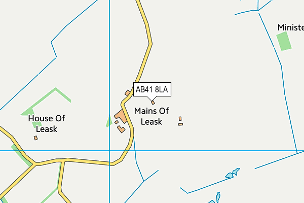AB41 8LA map - OS VectorMap District (Ordnance Survey) AB41 8LA map - OS VectorMap District (Ordnance Survey)