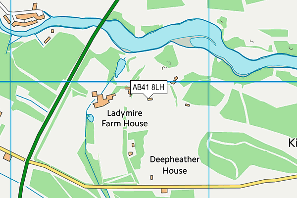 AB41 8LH map - OS VectorMap District (Ordnance Survey) AB41 8LH map - OS VectorMap District (Ordnance Survey)