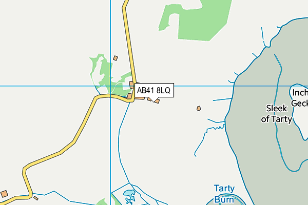 AB41 8LQ map - OS VectorMap District (Ordnance Survey) AB41 8LQ map - OS VectorMap District (Ordnance Survey)