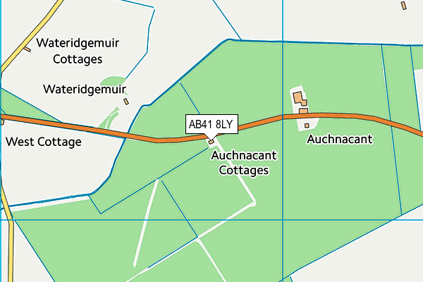 AB41 8LY map - OS VectorMap District (Ordnance Survey) AB41 8LY map - OS VectorMap District (Ordnance Survey)