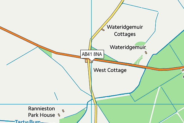 AB41 8NA map - OS VectorMap District (Ordnance Survey) AB41 8NA map - OS VectorMap District (Ordnance Survey)