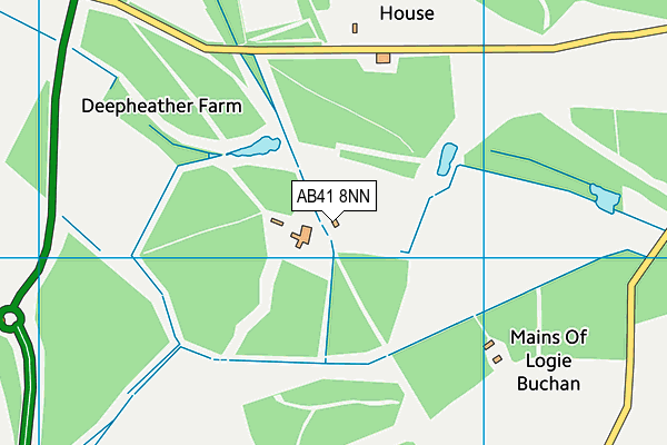 AB41 8NN map - OS VectorMap District (Ordnance Survey) AB41 8NN map - OS VectorMap District (Ordnance Survey)