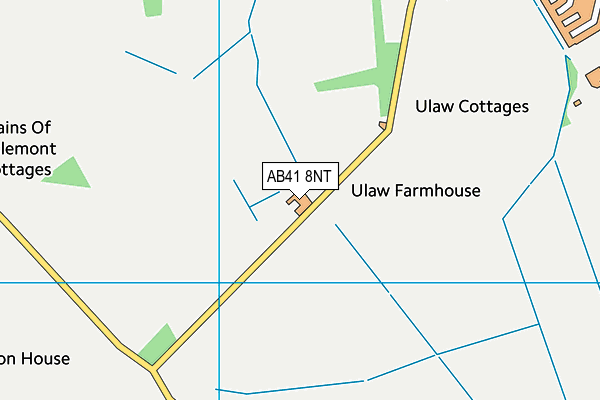 AB41 8NT map - OS VectorMap District (Ordnance Survey) AB41 8NT map - OS VectorMap District (Ordnance Survey)