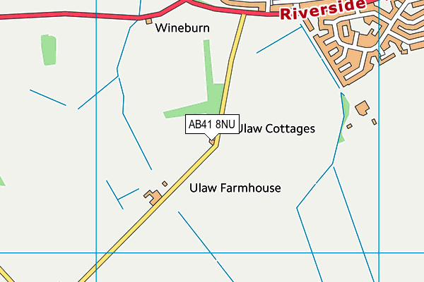 AB41 8NU map - OS VectorMap District (Ordnance Survey) AB41 8NU map - OS VectorMap District (Ordnance Survey)