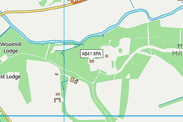 AB41 8PA map - OS VectorMap District (Ordnance Survey) AB41 8PA map - OS VectorMap District (Ordnance Survey)