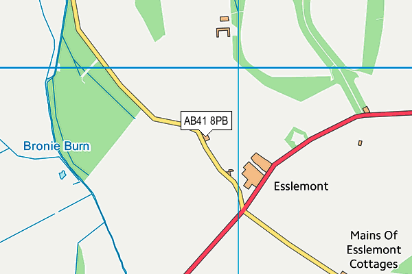 AB41 8PB map - OS VectorMap District (Ordnance Survey) AB41 8PB map - OS VectorMap District (Ordnance Survey)
