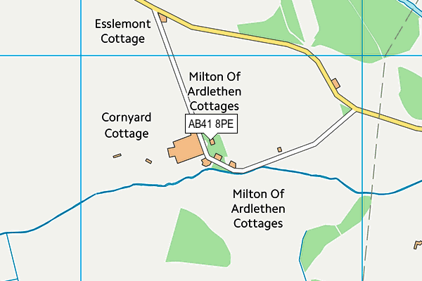 AB41 8PE map - OS VectorMap District (Ordnance Survey) AB41 8PE map - OS VectorMap District (Ordnance Survey)
